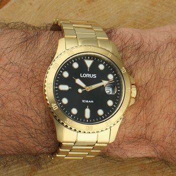 Zegarek męski Lorus RS972DX9 Classic złoty z czarną tarczą (4).jpg