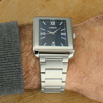 Zegarek męski Lorus RS985DX9 Classic – niebieska tarcza, stalowa bransoleta, datownik blue.jpg