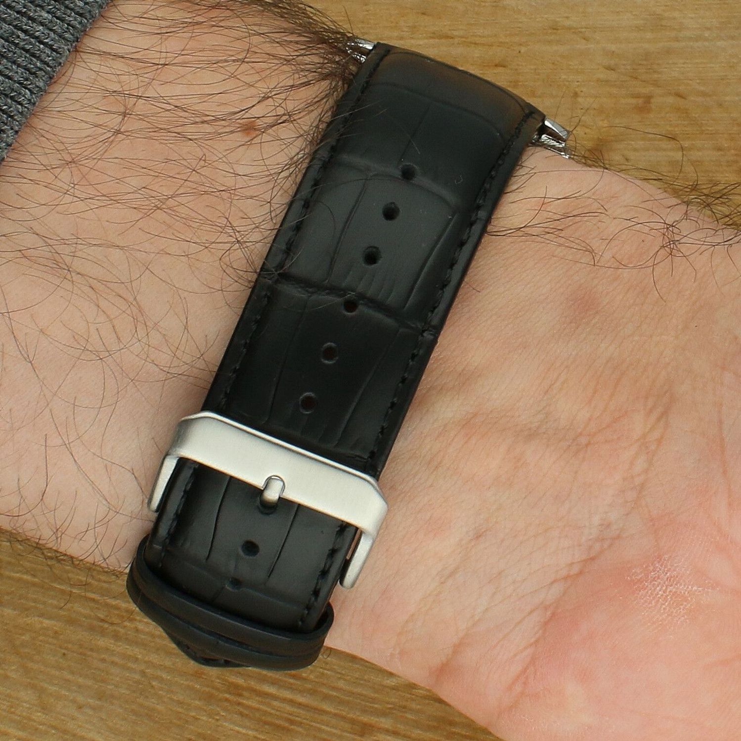 Zegarek męski Lorus RS989DX9 prostokątny  elegancki czarny pasek.jpg