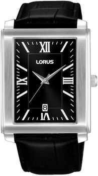Zegarek męski Lorus RS989DX9 prostokątny  elegancki czarny pasek.jpg