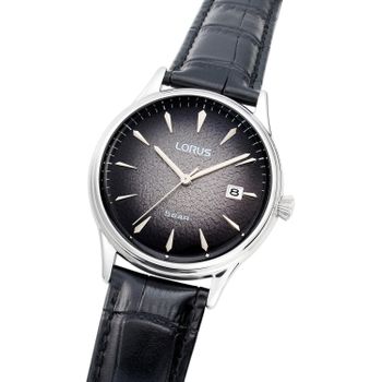 Zegarek męski Lorus Classic RS993DX9 kwarcowy z czarną tarczą i skórzanym paskiem (2).jpg