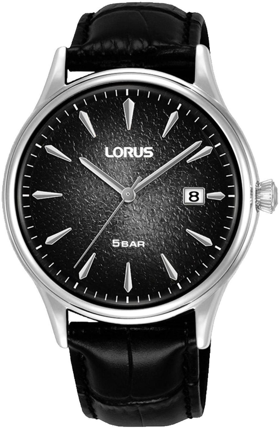 Zegarek męski Lorus Classic RS993DX9 kwarcowy z czarną tarczą i skórzanym paskiem (1).jpg