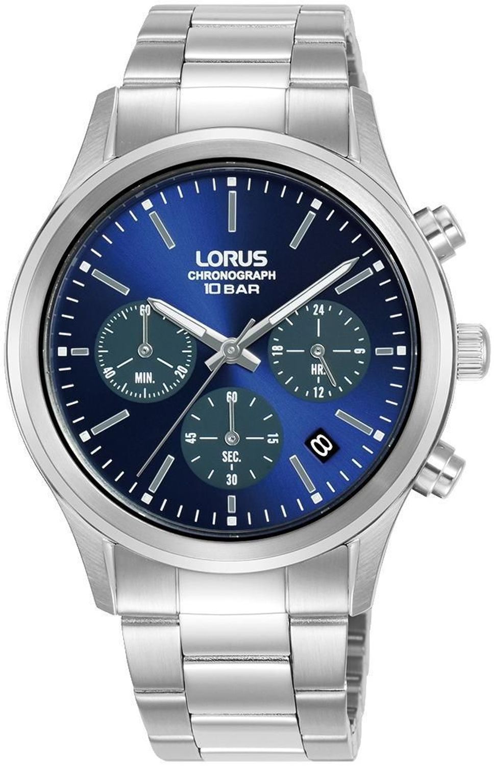 Zegarek męski Lorus RT331LX9 Sport Chronograph – stalowa bransoleta, niebieska tarcza.jpg
