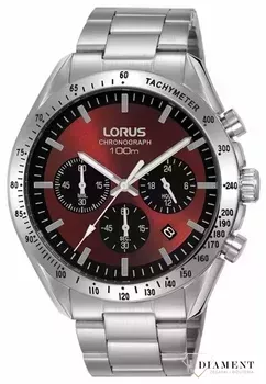 Zegarek męski Lorus Chronograph RT337HX9 wyposażony jest w kwarcowy mechanizm, zasilany za pomocą baterii. Posiada bardzo wysoką dokładność mierzenia czasu +- 10 sekund w przeciągu 30 dni..webp