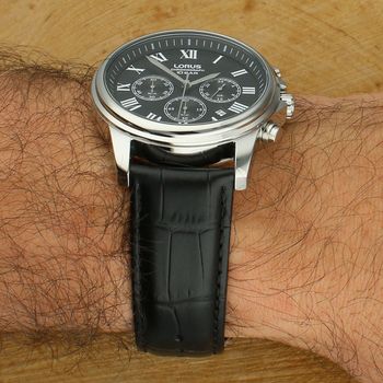 Zegarek męski Lorus RT341LX9 Classic Chronograph skórzany pasek (4).jpg