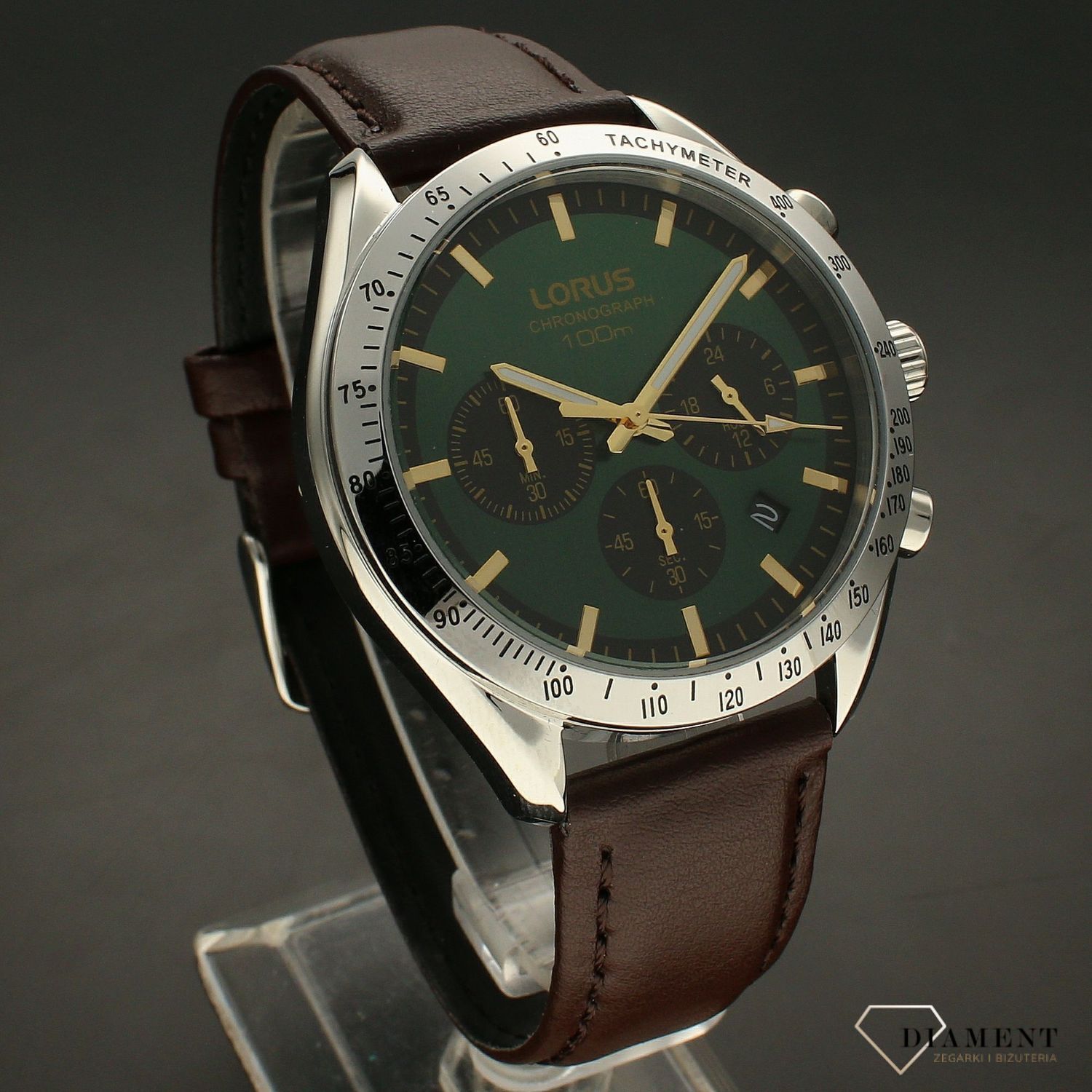 Zegarek męski na pasku Lorus 'Elegancki chronograf' RT375HX9 ✓ Zegarek z grawerem.jpg