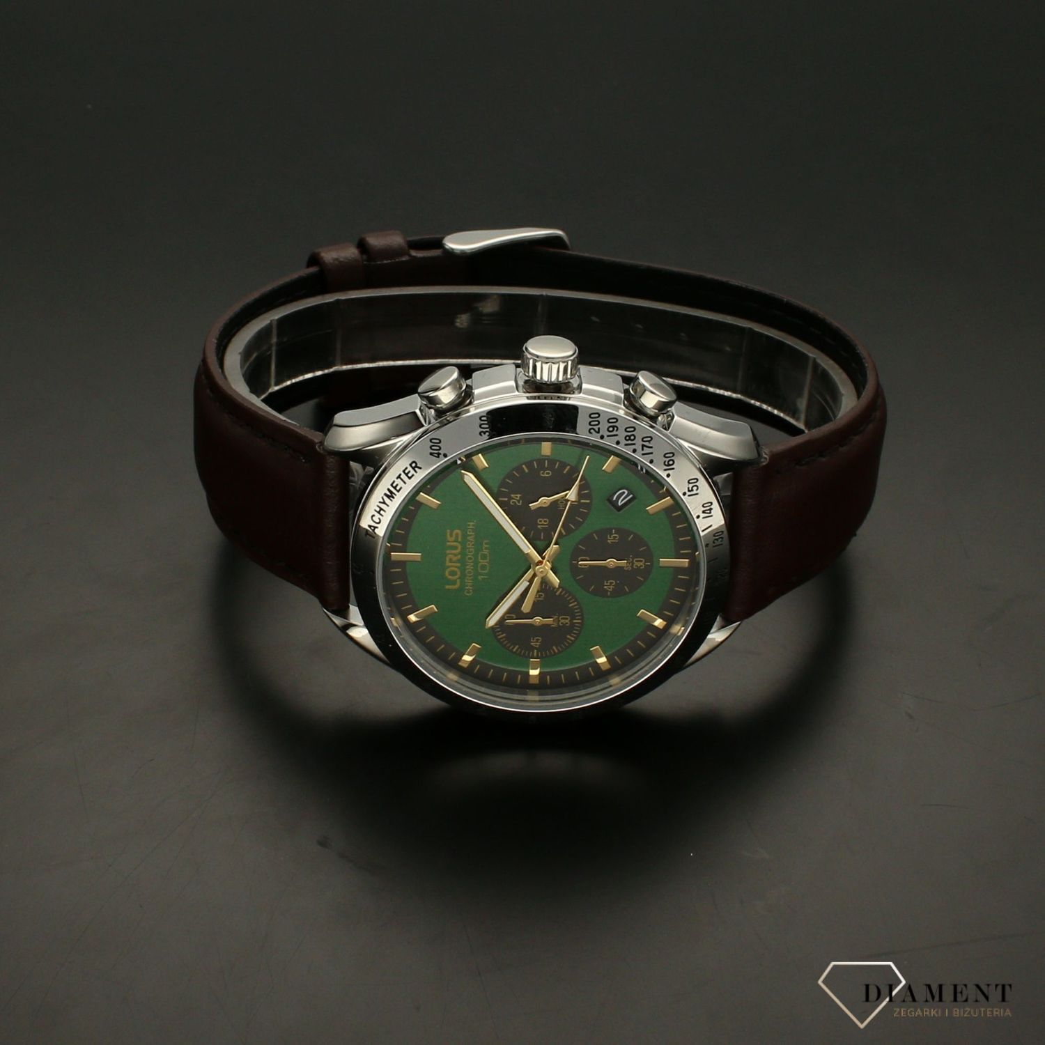 Zegarek męski na pasku Lorus 'Elegancki chronograf' RT375HX9 ✓ Zegarek z grawerem.jpg