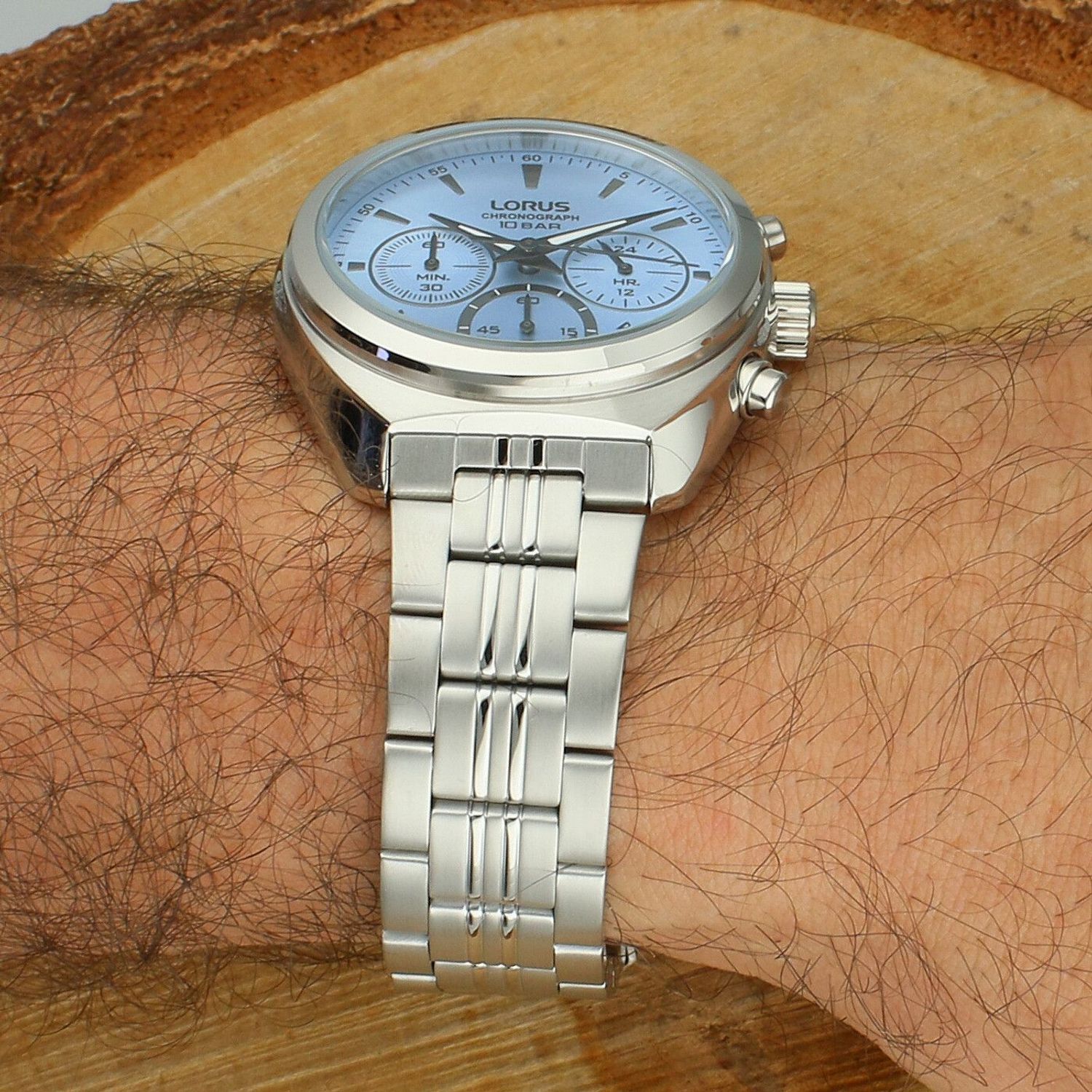 Zegarek męski Lorus Chronograph RT385KX9 niebieska tarcza.jpg