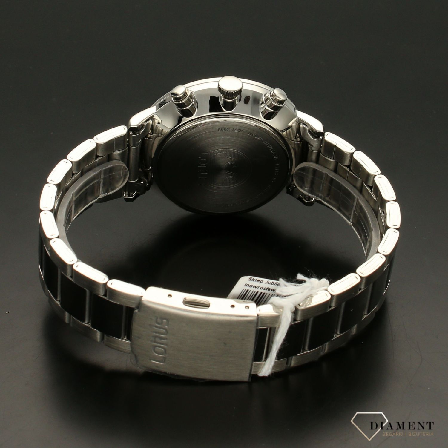 Zegarek męski na bransolecie z tarczą w kolorze morskim Lorus RW401AX9.jpg