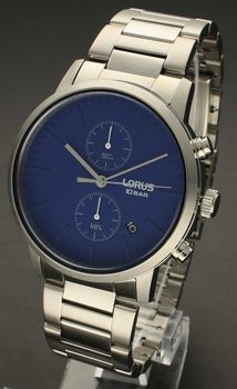 Zegarek męski na bransolecie Lorus Urban Chrono RW413AX9. Zegarek męski na srebrnej bransolecie. Zegarek męski z datownikiem. Zegarek męski kwarcowy z wodoszczelnością 10 BAR. Idealny męski zegarek na prezent. Grawer.  (4).jpg