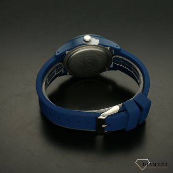 Zegarek męski na niebieskim pasku silikonowym zasilany solarnie RX305AX9.  (4).jpg