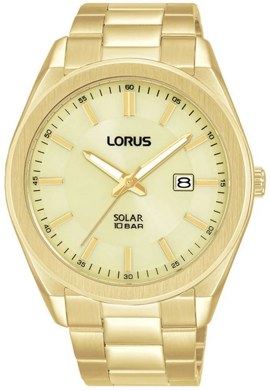 Zegarek męski Lorus RX356AX9 złoty – solarny, wodoszczelny, stal szlachetna 316L.jpg
