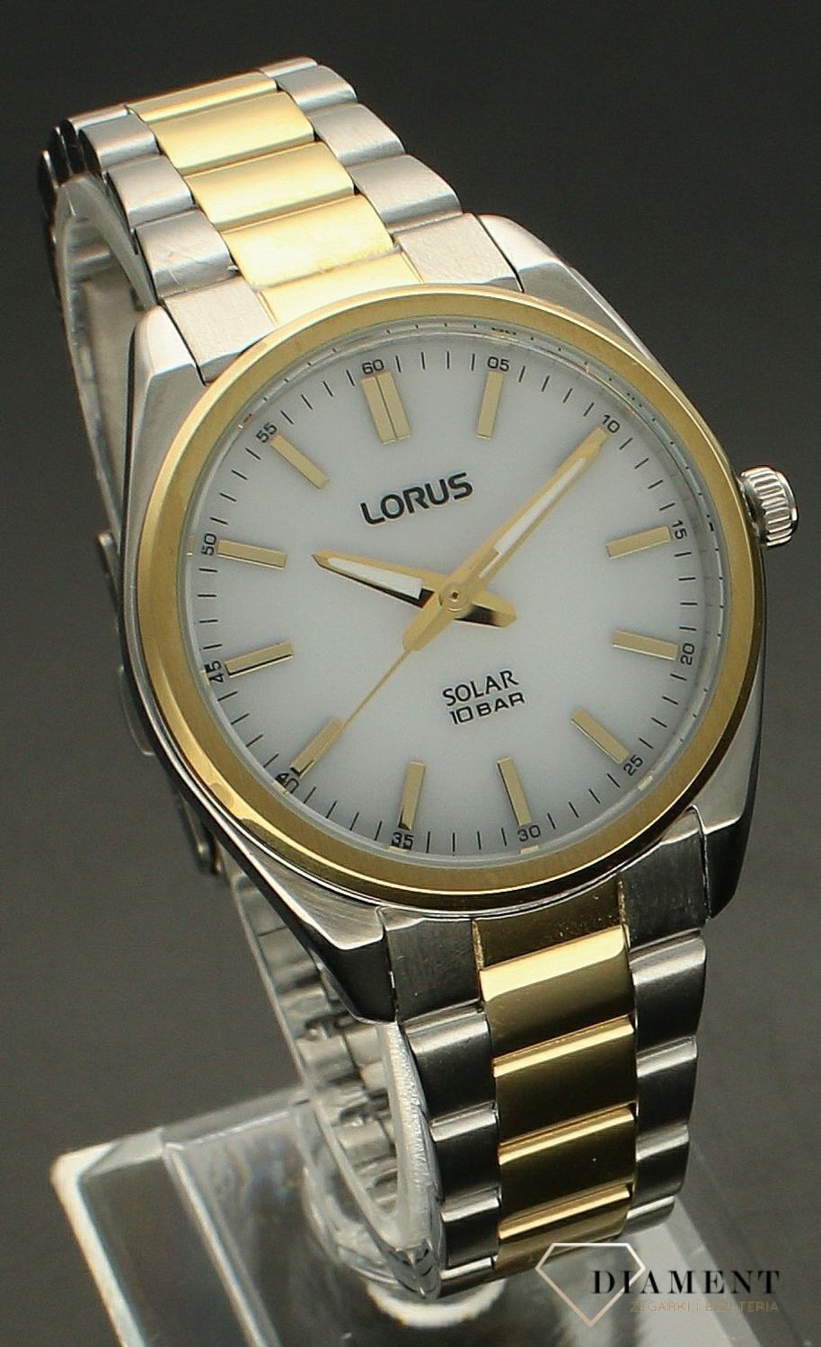 Zegarek damski na bransolecie z pozłacanymi elementami Lorus z białą tarczą RY514AX9 i szkłem mineralnym. ✓ Autoryzowany sklep✓ Kurier Gratis 24h✓ Gwarancja najniższej ceny✓ Grawer 0zł✓Zwrot 30 dni✓Negocjacje ➤Zapraszamy!.webp