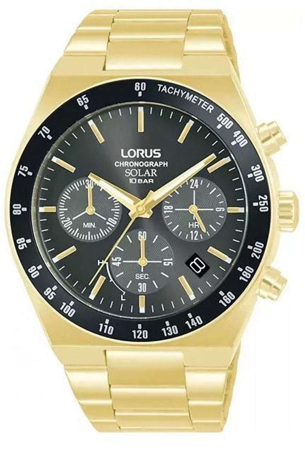 Zegarek męski Lorus Chronograph Solar RZ528AX9 – pozłacany, solarny, 100m.jpg