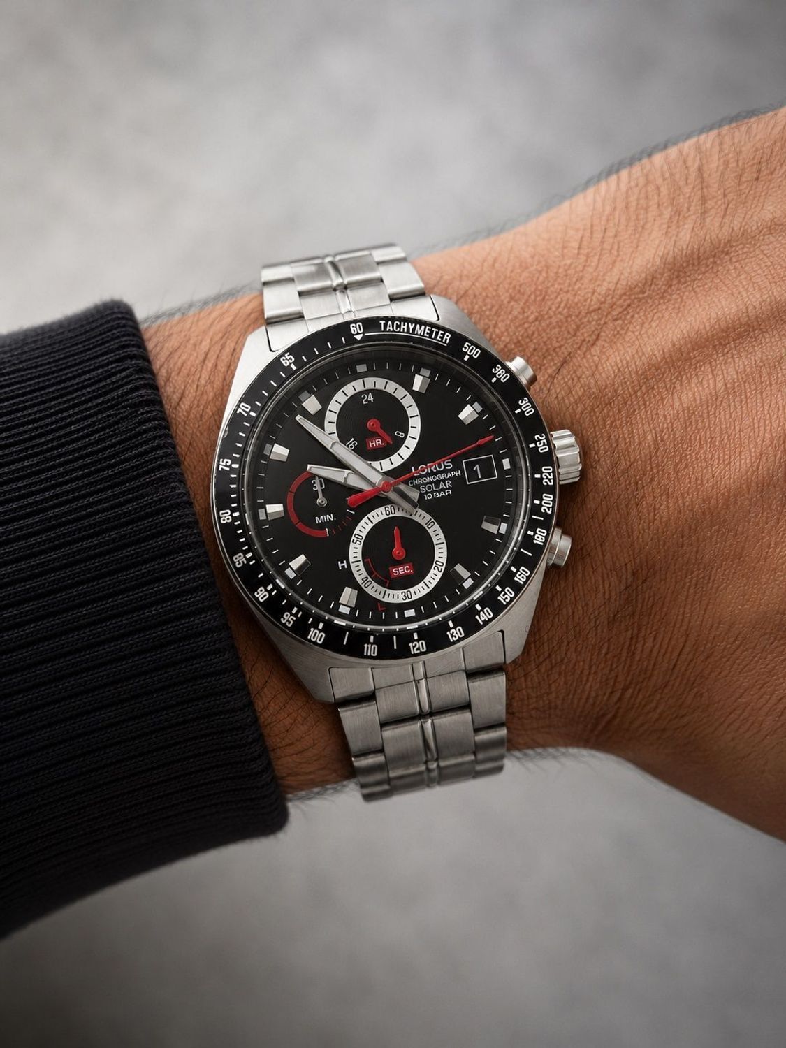 Zegarek męski Lorus Sports Solar Chronograph RZ615AX9 – solarny, tachymetr, 100M.jpg