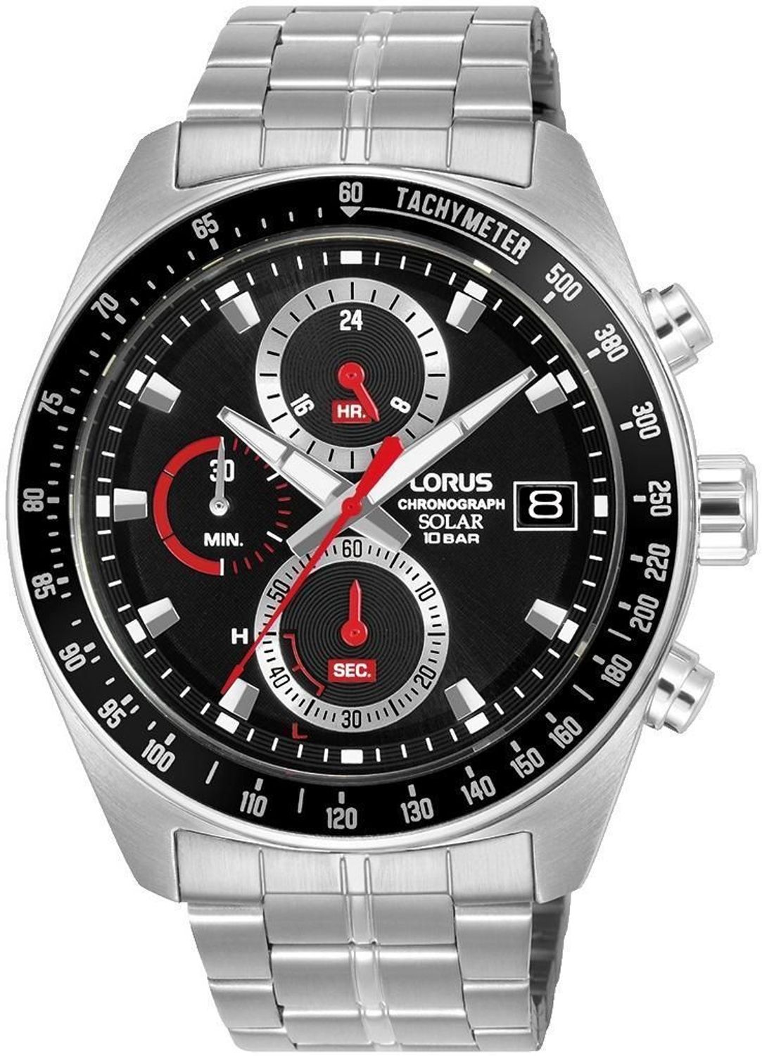 Zegarek męski Lorus Sports Solar Chronograph RZ615AX9 – solarny, tachymetr, 100M.jpg