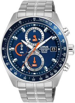 Lorus RZ617AX-9 – zegarek męski na bransolecie  Niebieska tarcza.jpg