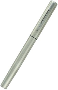 Pióro wieczne Waterman Allure – metalowy korpus, stalówka stalowa, niebieski atrament, etui prezentowe sralowe w kolorze srebrnym.jpg