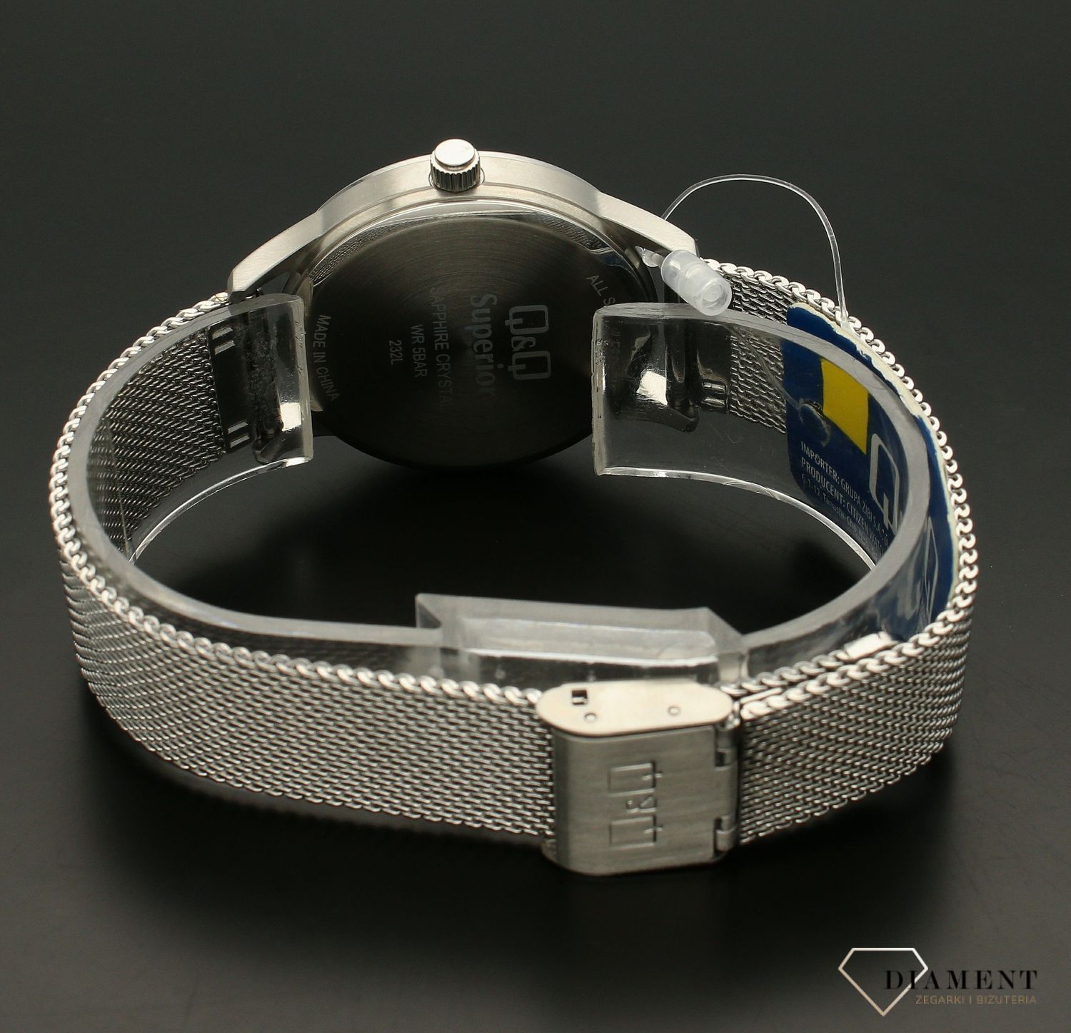 Zegarek męski na bransolecie QQ Superior S03A-006P.webp