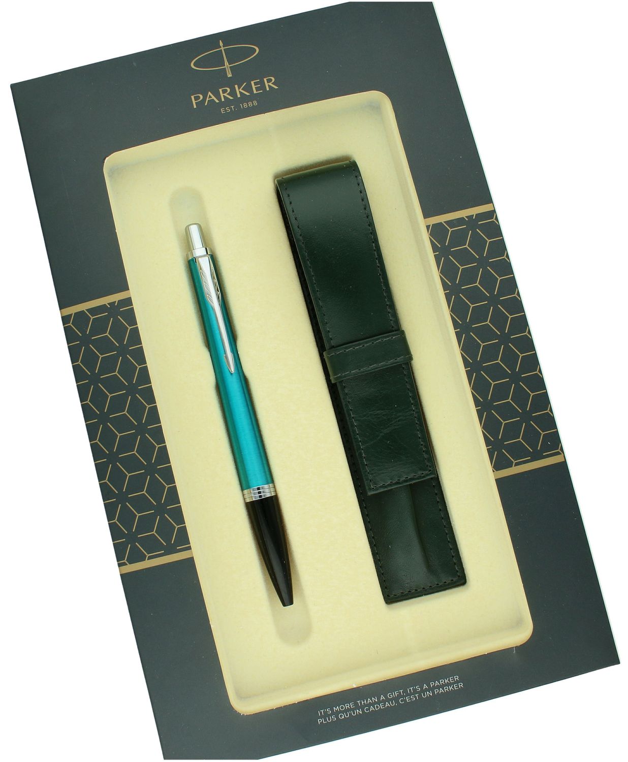 Zestaw Prezentowy Parker Długopis Urban Core Vibratn Blue i skórzane etui do długopisu S0822480 (1).jpg