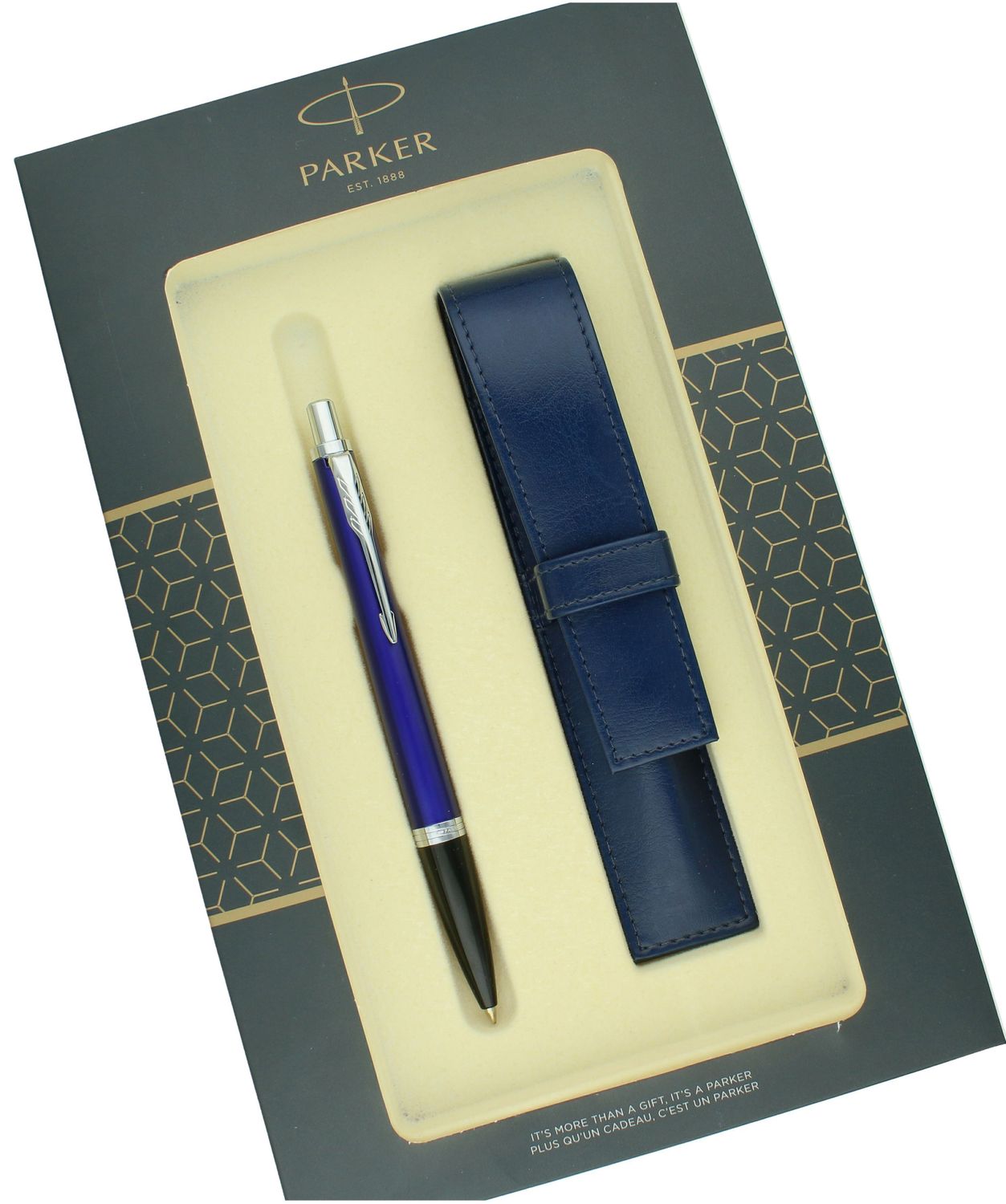 Zestaw Prezentowy Parker Długopis Urban fioletowy i etui do długopisu S0826660. Długopis Parker na prezent. Długopis srebrny parker z etui.  (1).jpg