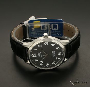 Zegarek męski na czarnym pasku QQ S278-305 (3).jpg