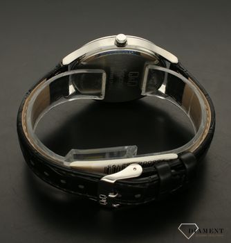 Zegarek męski na czarnym pasku QQ S278-314 (3).jpg