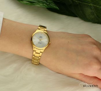 Zegarek damski klasyczny na bransolecie 'Szafirowe złoto' S279-001 (5).jpg