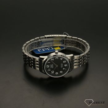 Zegarek damski na bransolecie stalowej z czarną tarczą i białymi cyframi QQ S281-205 ⌚ Zegarki damskie z bransoletą✓ Wymarzony prezent ✓ (3).jpg