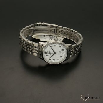 Zegarek damski na bransolecie stalowej z czytelną tarczą i cyframi QQ S281-214 ⌚ Zegarki damskie z bransoletą (3).jpg