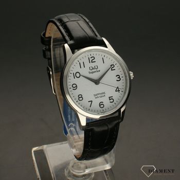 Zegarek damski na pasku stalowej z czytelną tarczą i cyframi QQ  Superior S281-314 ⌚ Zegarki damskie z bransoletą (1).jpg