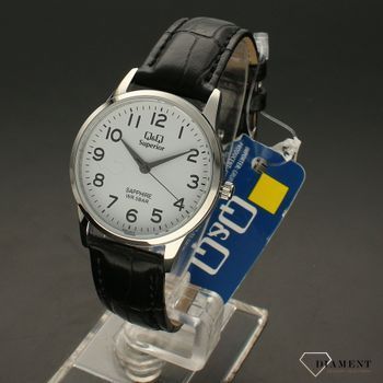 Zegarek damski na pasku stalowej z czytelną tarczą i cyframi QQ  Superior S281-314 ⌚ Zegarki damskie z bransoletą (2).jpg