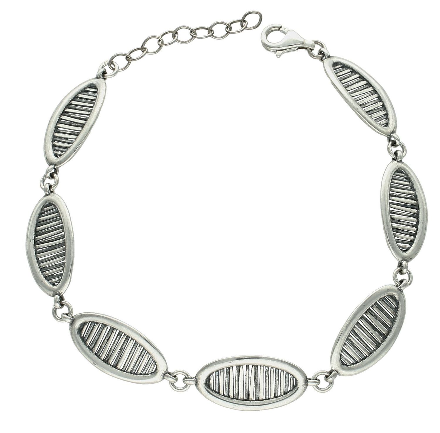 Bransoletka srebrna owalne ogniwa srebro 925, S2B000000-115 Ag.jpg