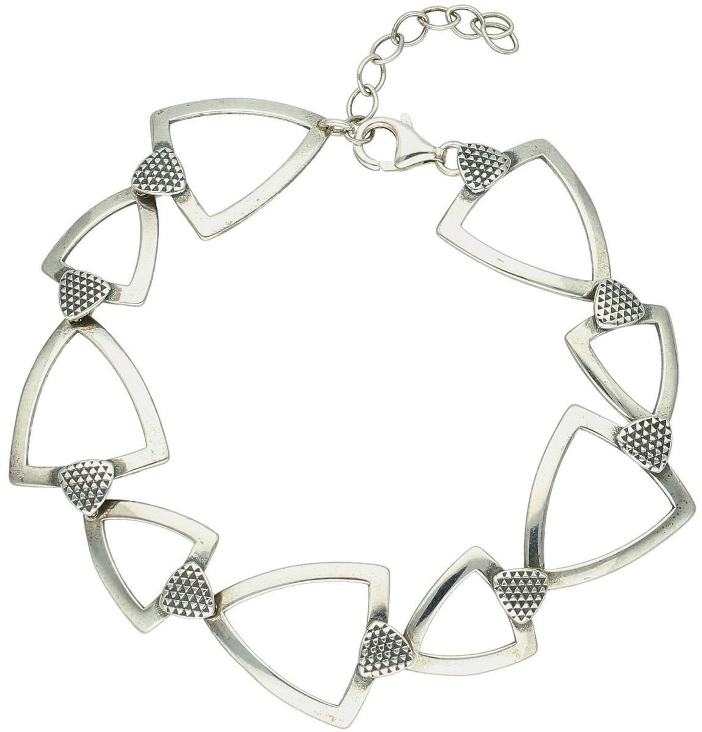 Bransoletka damska srebrna próba 925, geometryczna S2B000000-216 Nowoczesna bransoletka damska wykonana z wysokiej jakości srebra próby 925, model geometryczna 1.jpg