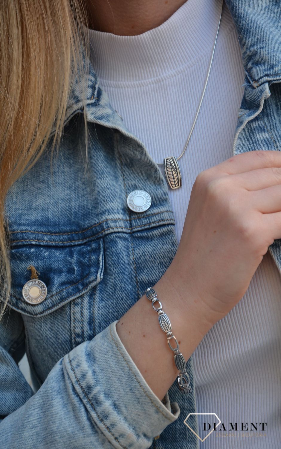 Bransoletki srebrne damskie   ✓Bransoletki blaszki listki ✓ Srebrne bransoletki w sklepie zegarki-diament.pl✓ Autoryzowany sklep✓ Gwarancja najniższej ceny.jpg