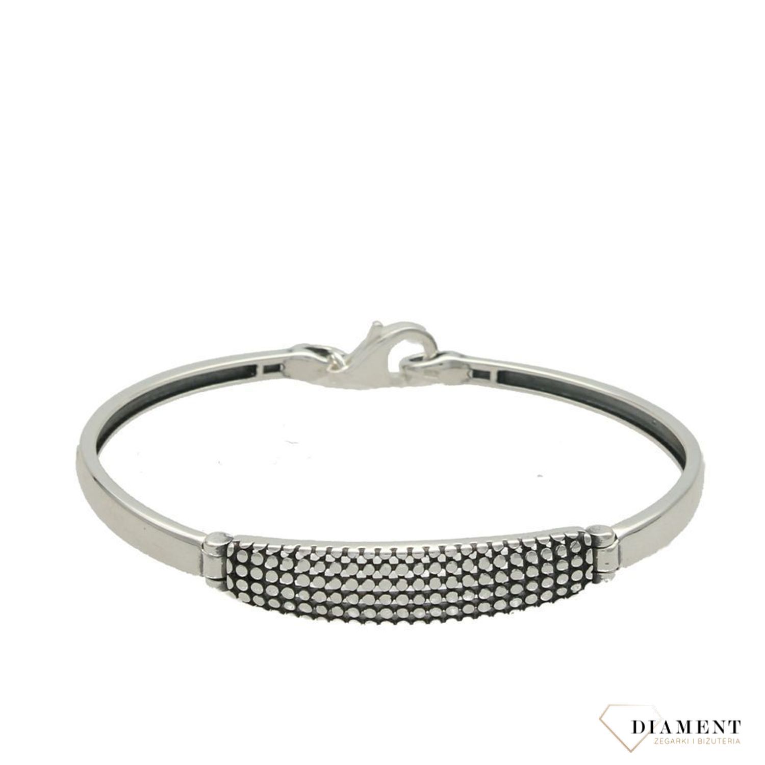 Bransoletka srebrna damska   ✓Sztywne bransoletki ✓ Srebrne bransoletki w sklepie zegarki-diament.pl✓ Autoryzowany sklep✓ Kurier Gratis 24h✓ Gwarancja najniższej ceny.jpg