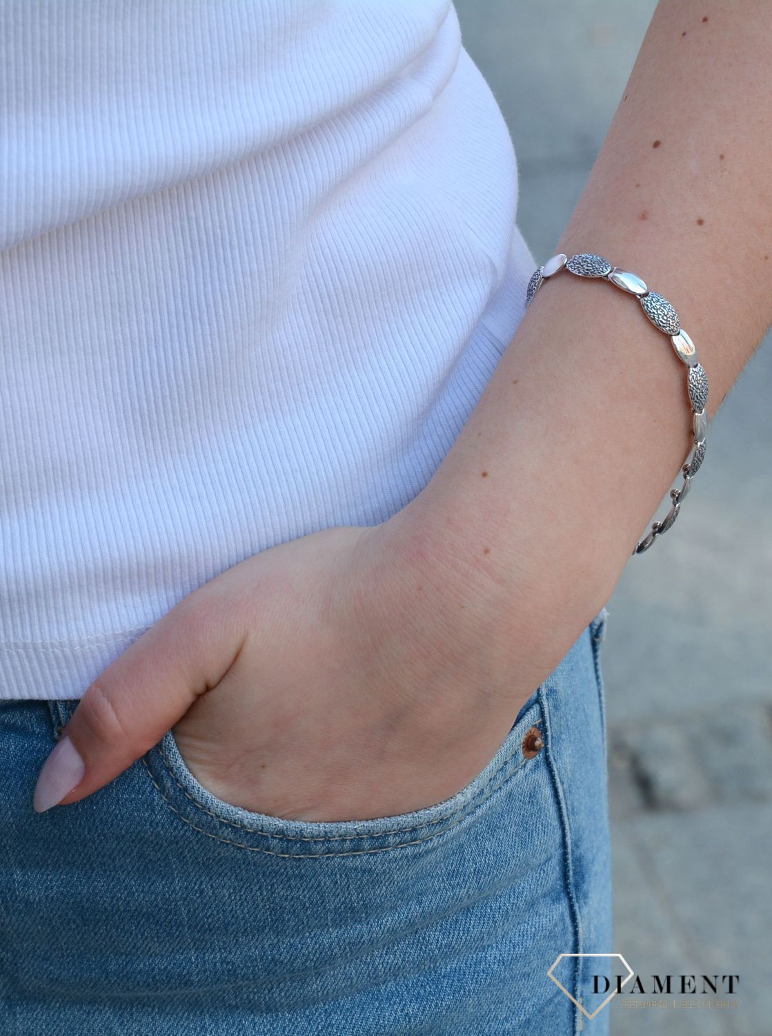 Bransoletka srebrna ✓Srebrne Bransoletki Damskie w Sklepie z Biżuterią zegarki-diament.pl✓Piękne i Eleganckie Bransoletki dla Kobiet✓Prawdziwe Srebro✓Darmowa wysyłka✓.jpg