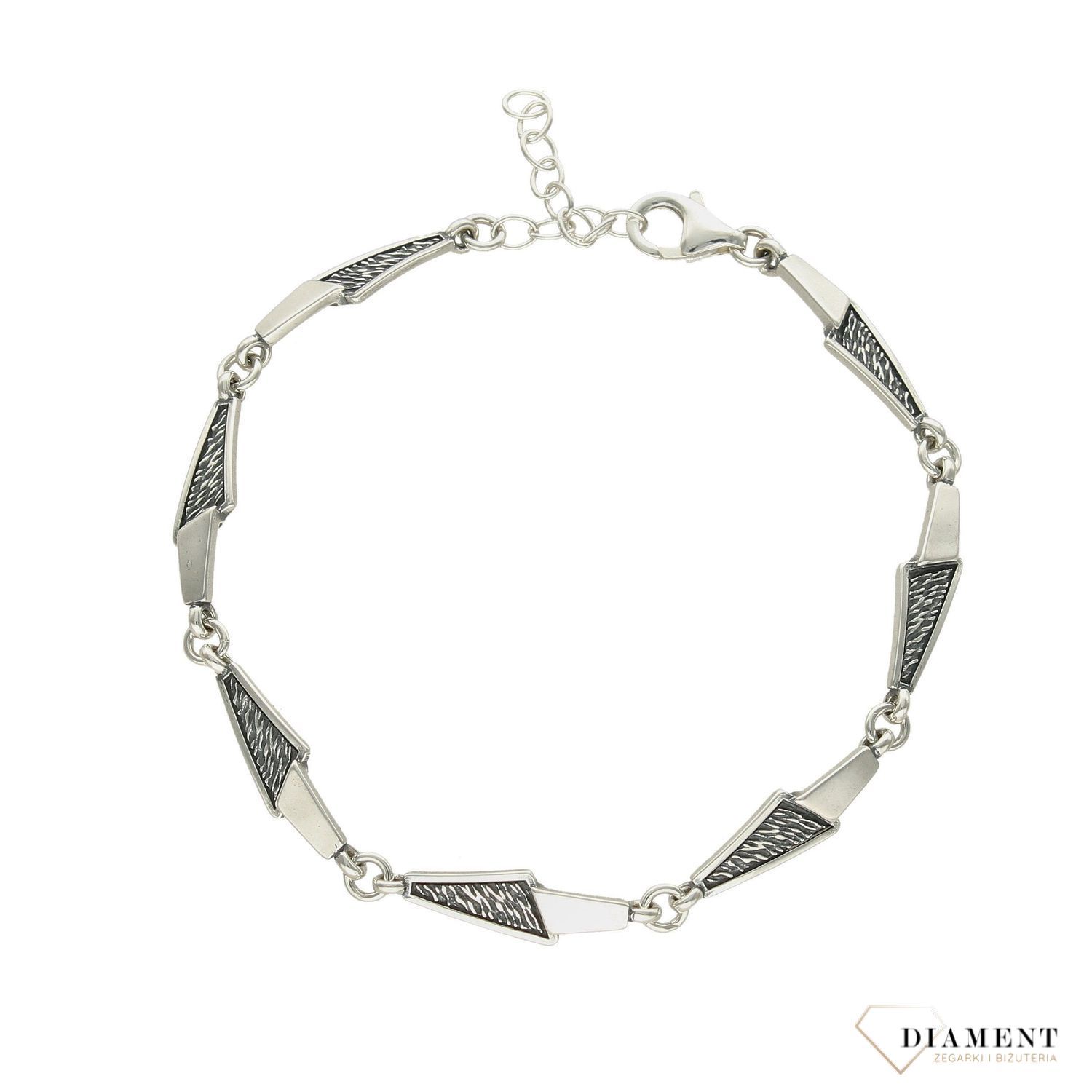 Bransoletka srebrna damska ✓ Biżuteria damska oksydowana✓ Bransoletki damskie ✓ Zapraszamy!.jpg