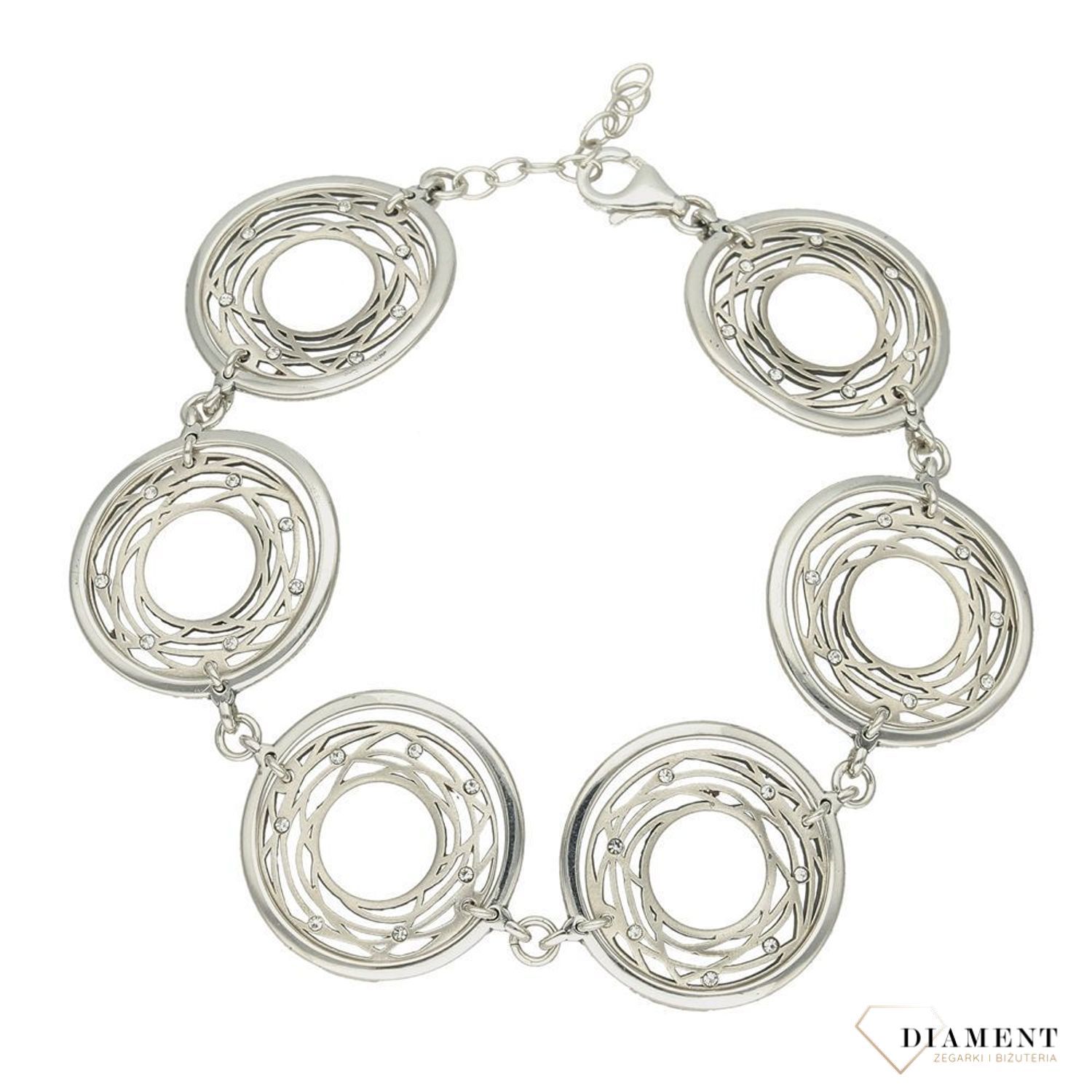 Bransoletka srebrna damska   ✓Okrągłe bransoletki ✓ Srebrne bransoletki w sklepie zegarki-diament.pl✓ Autoryzowany sklep✓ Kurier Gratis 24h✓ Gwarancja najniższej ceny.jpg