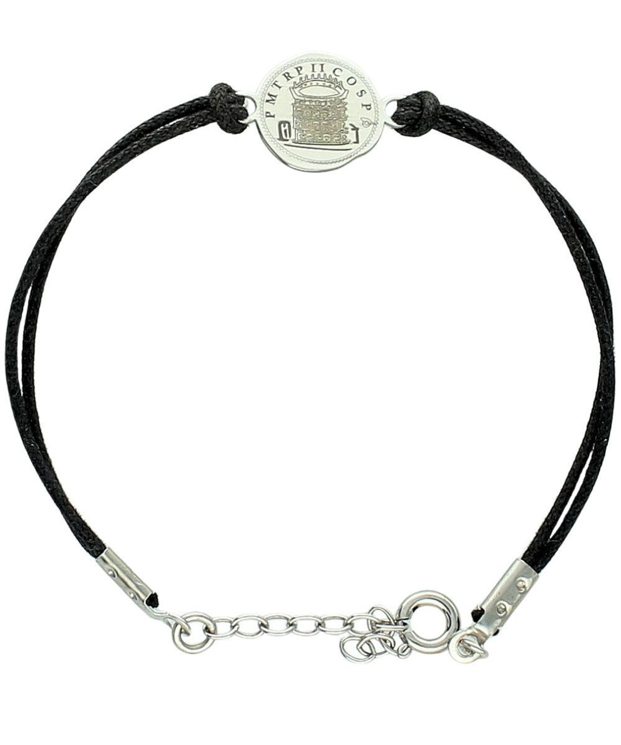 Bransoletka damska ze srebrną zawieszką 925 na czarnym sznurku – minimalistyczna elegancja (1).jpg