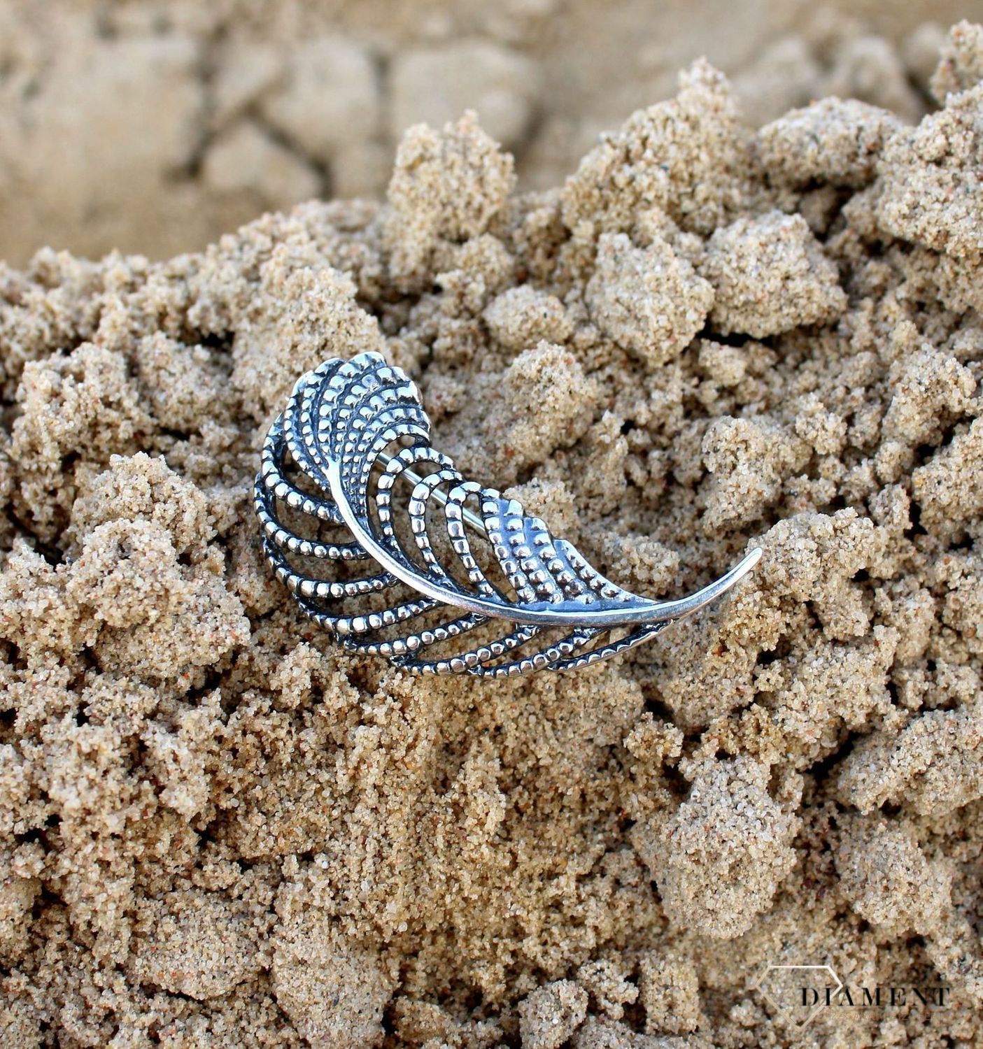 Srebrna broszka 'Piękne pióro'  S2BR000000-570.jpg