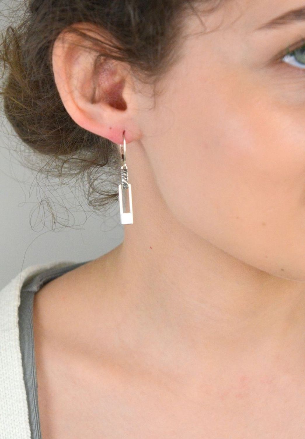 Srebrne kolczyki długie prostokątne próba 925, S2K000000-035 ✓ Kolczyki srebrne ✓ Biżuteria srebrna ✓ Biżuteria dla kobiet ✓ Biżuteria na prezent ✓ Kurier 24h ✓ 1.jpg
