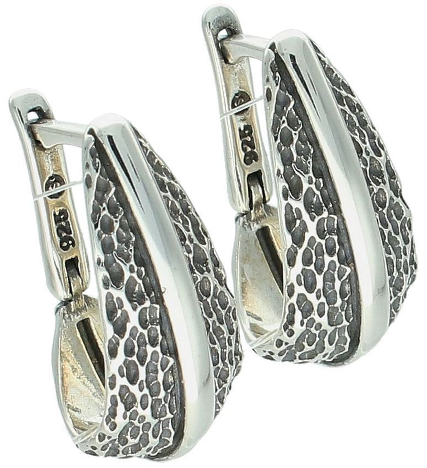 Kolczyki srebrne grawerowana powierzchnia Silit S2K000000-111 próba 925 ✓Srebrne Kolczyki Damskie w Sklepie z Biżuterią zegarki-diament.pl ✓1.jpg