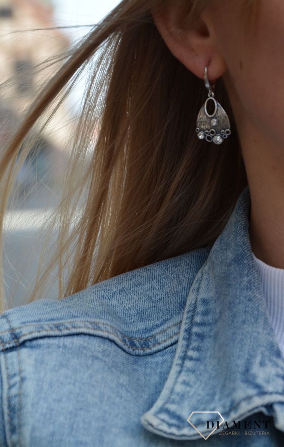 Kolczyki srebrne damskie   ✓Kolczyki długie  ✓ Srebrne kolczyki w sklepie zegarki-diament.pl✓ Autoryzowany sklep✓ Gwarancja najniższej ceny.jpg