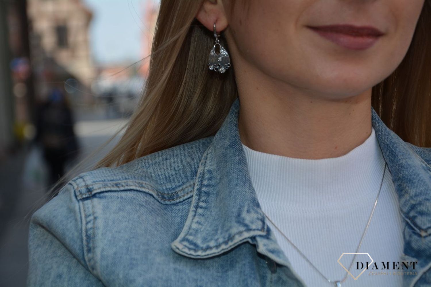 Kolczyki srebrne damskie   ✓Kolczyki długie  ✓ Srebrne kolczyki w sklepie zegarki-diament.pl✓ Autoryzowany sklep✓ Gwarancja najniższej ceny.jpg