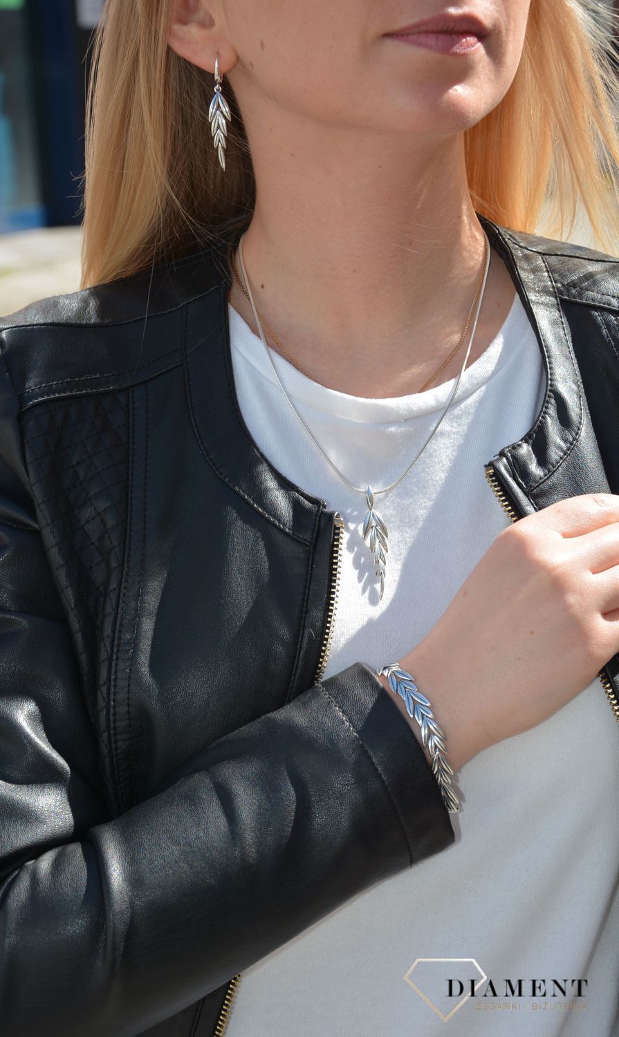 Kolczyki srebrne liście✓ Biżuteria srebrna✓ Kolczyki srebrne Damskie w Sklepie z Biżuterią zegarki-diament.pl✓Piękne i Eleganckie Kolczyki dla Kobiet.jpg