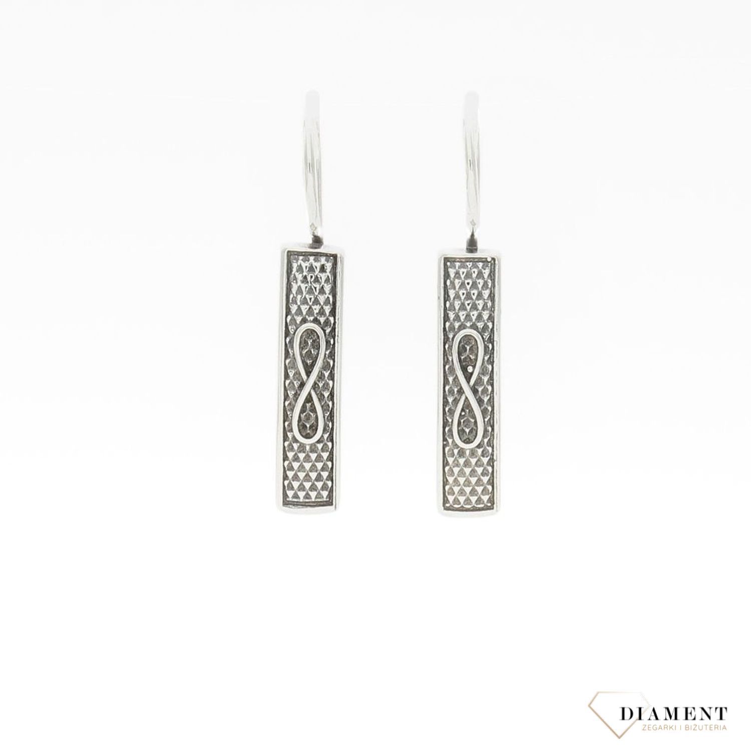 Kolczyki srebrne damska   ✓Kolczyki nieskończoność  ✓ Srebrne kolczyki w sklepie zegarki-diament.pl✓ Autoryzowany sklep✓ Gwarancja najniższej ceny.jpg