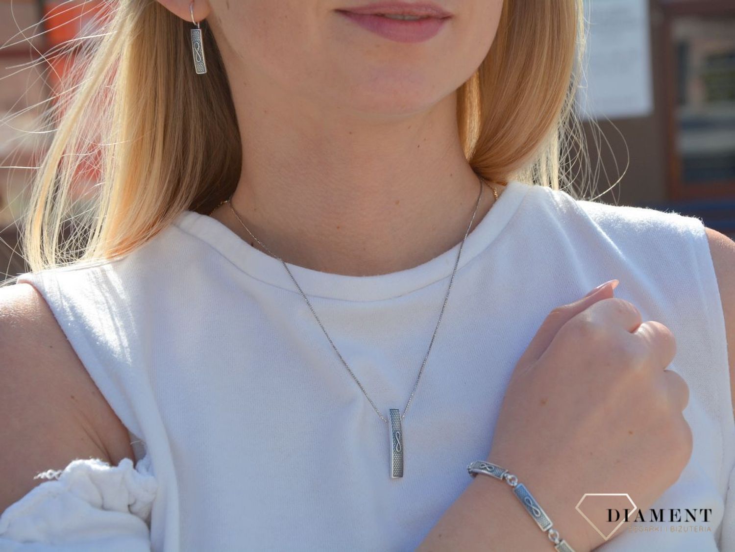 Kolczyki srebrne damska   ✓Kolczyki nieskończoność  ✓ Srebrne kolczyki w sklepie zegarki-diament.pl✓ Autoryzowany sklep✓ Gwarancja najniższej ceny.jpg