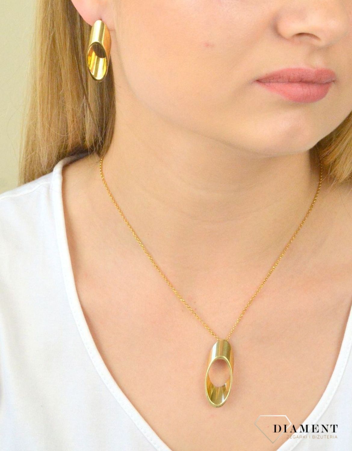 Kolczyki srebrne pozłacane owalne S2K000000-264. Kolczyki srebrne pozłacane. Kolczyki srebrne owalne. Kolczyki duże owalne. Kolczyki wkrętki pozłacane. Kolczyki srebrne idealne na prezent. Kolczyki dla każd.jpg