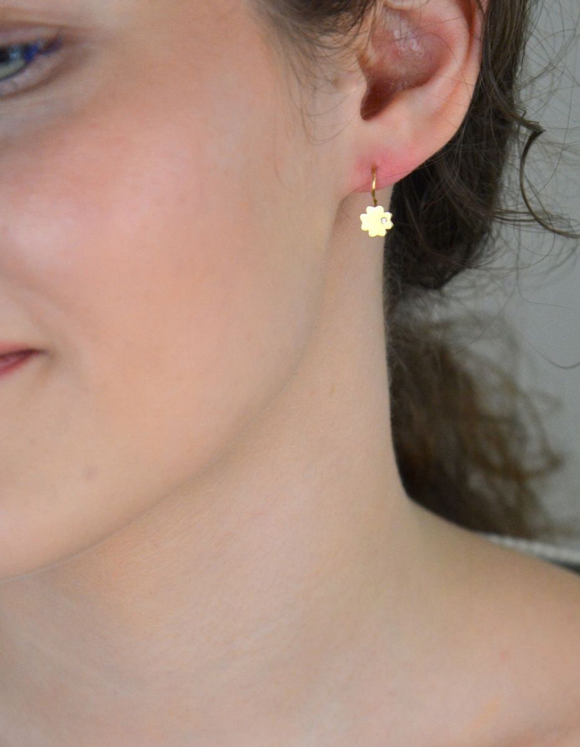 Złote kolczyki wiszące koniczynka z cyrkonią S2K000000-416fd.jpg